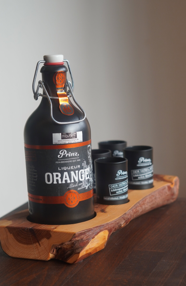 Baumstamm-Minibar „Nobilant Edition“ – Männergeschenk – Bild 2